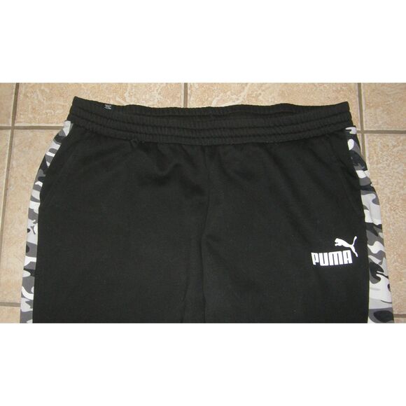Big Mens Sz 3XL Tall Elastic Waist Athletic Jogger Logo Sweat Pants Pockets PUMA - Picture 6 of 7